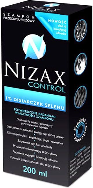 nizax control szampon przeciwłupieżowy 200 ml