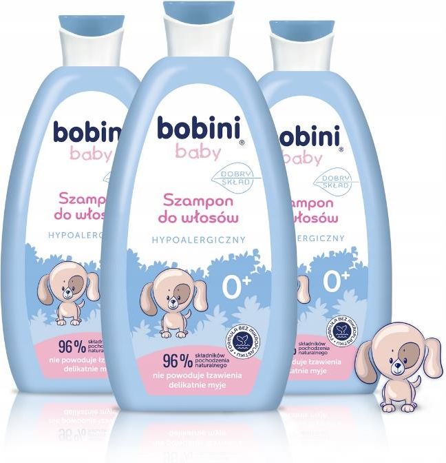 bobini baby vegan szampon do włosów 200ml