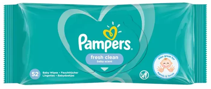 chusteczki pampers freshclean