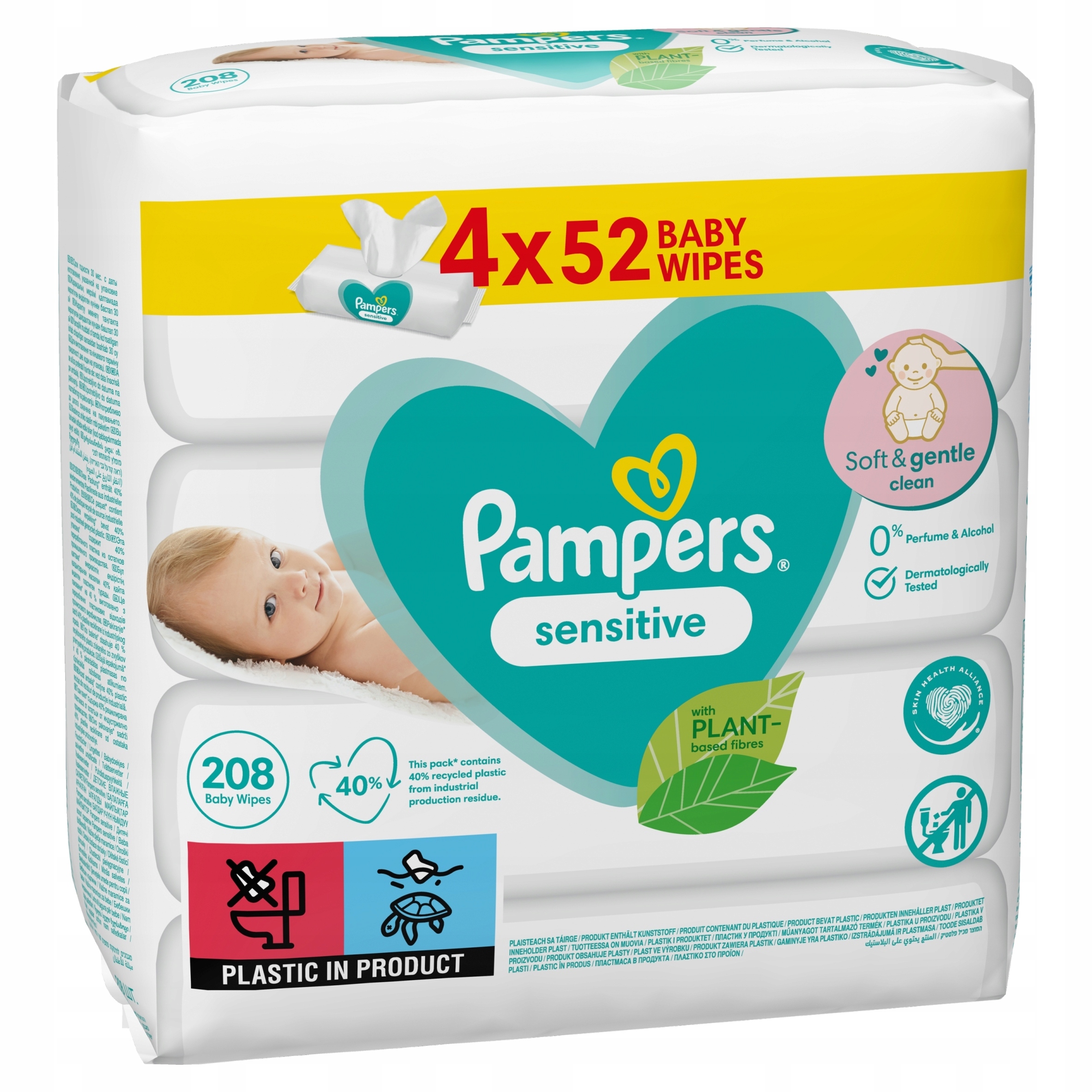 chusteczki pampers sensitiv allegro