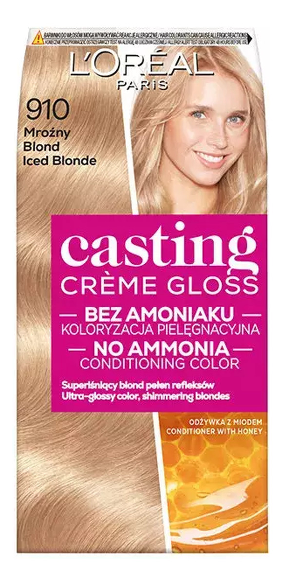 szampon koloryzujący loreal casting creme gloss 910