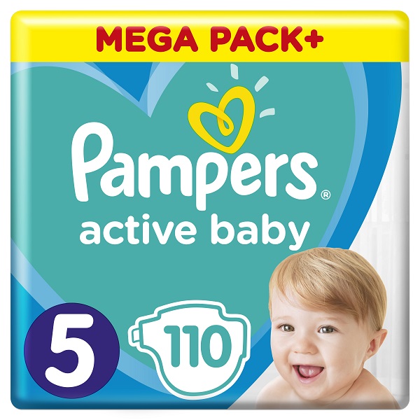 pampers acitve baby mega pack 5