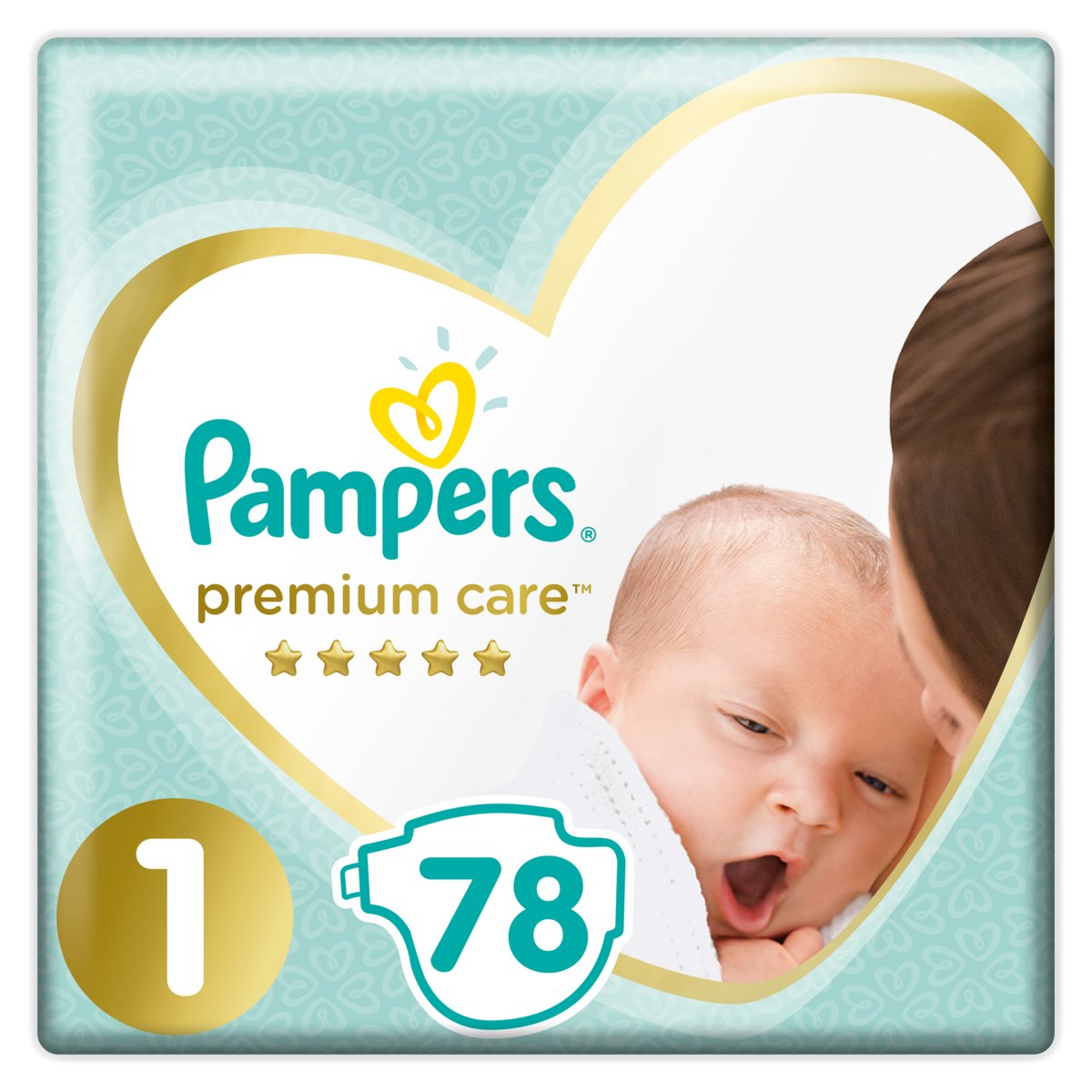 ieluszki pampers premium care rozmiar 1 2-5kg 22 szt