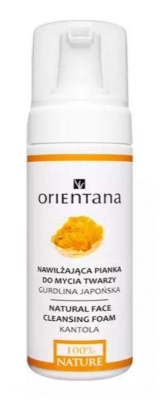 orientana bio pianka nawilżająca do mycia twarzy kantola