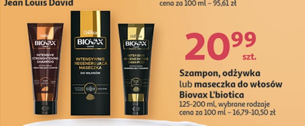 szampon biovax auchan