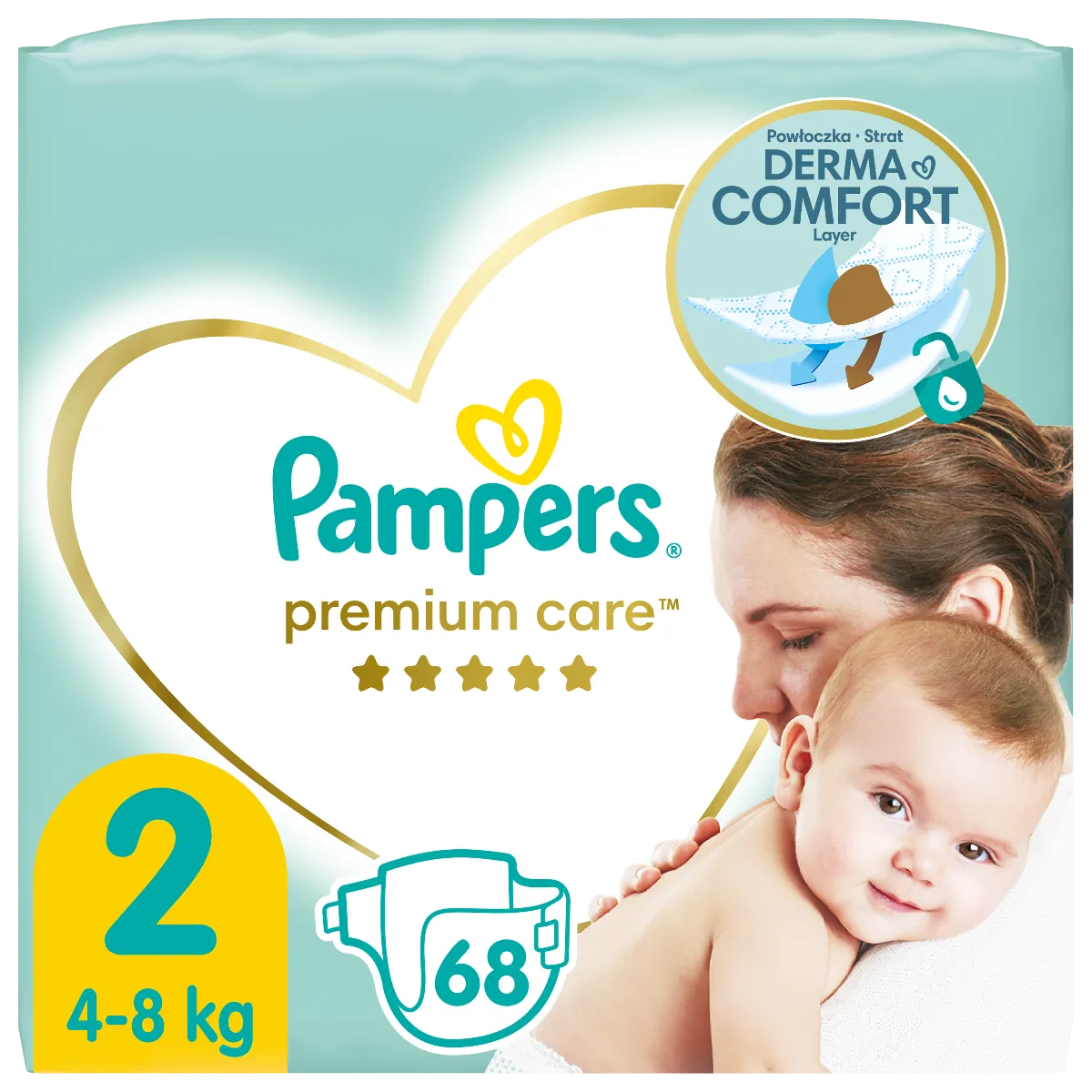 pampers 2 68 sztuk cena