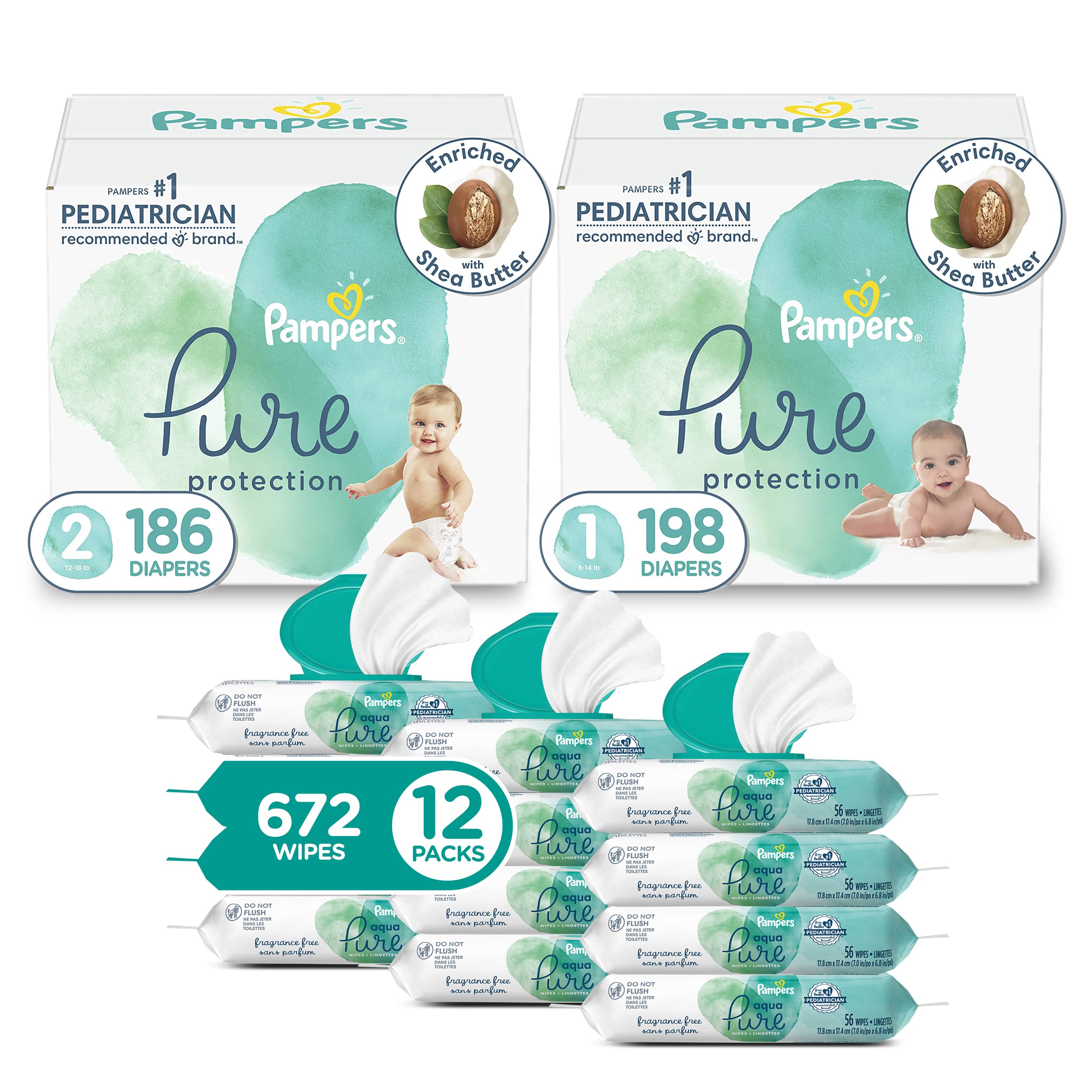 pampers pure protection 2szt