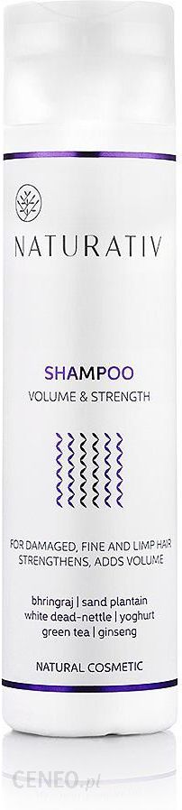 naturativ szampon i odżywka do włosów objętość i wzmocnienie