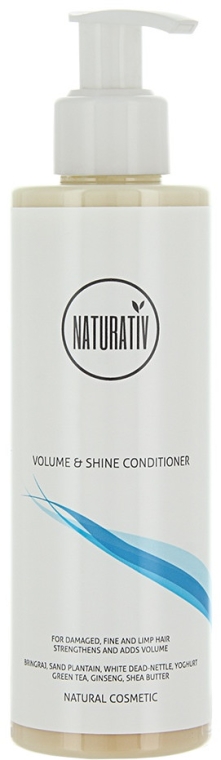 naturativ szampon i odżywka do włosów objętość i wzmocnienie