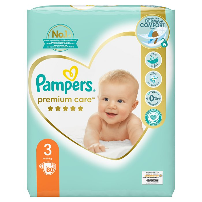 netto pieluchy pampers premium care 3 80 szt cena