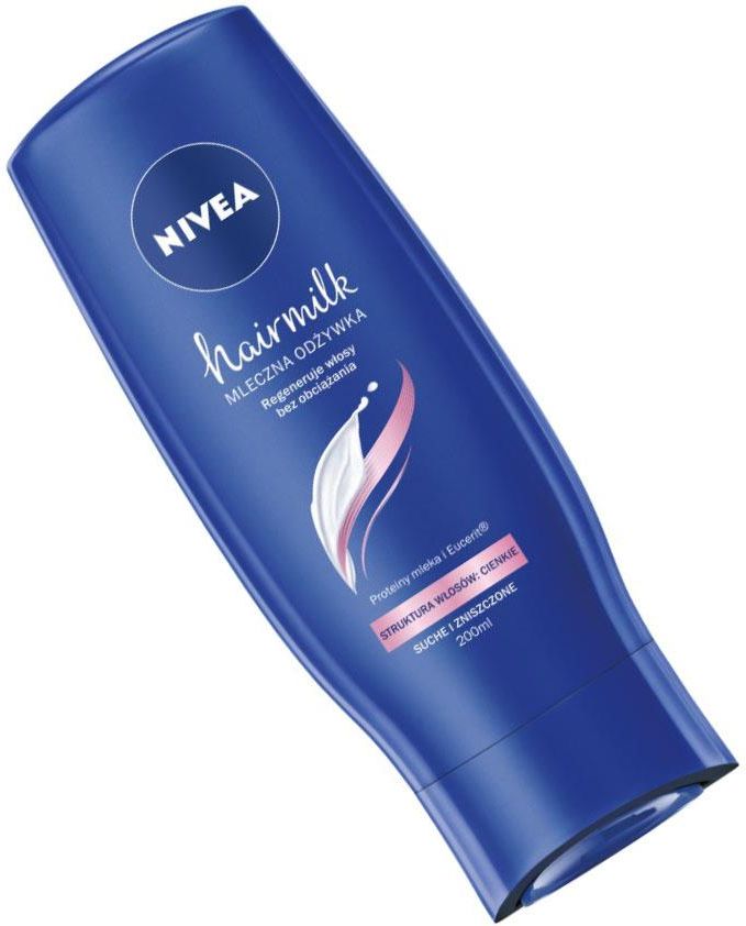 nivea hairmilk mleczna odżywka do włosów o strukturze cienkiej