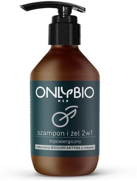 onlybio men szampon i żel 2w1 hipoalergiczny 250 ml