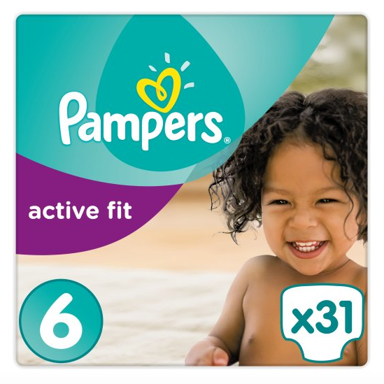 pampers 6 active fit a activr baby