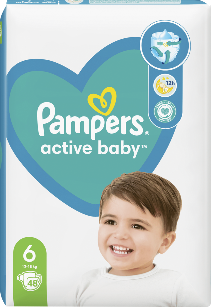 pampers active baby nowe