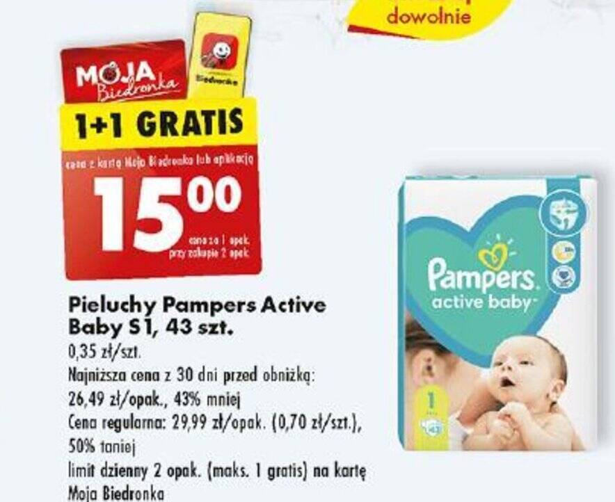 pampers active gazetka