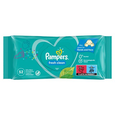 pampers fresh clean chusteczki nawilżane dla niemowląt