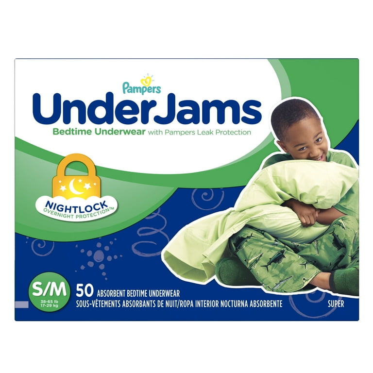 pampers under james bedwetting