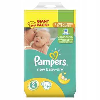 pieluchy pampers 2 144 sztuki