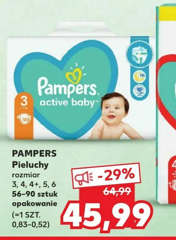 pieluchy pampers promocja kaufland