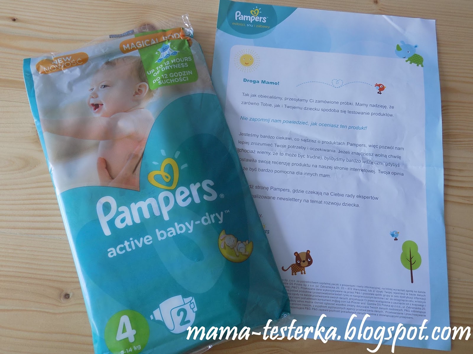 próbki pampers