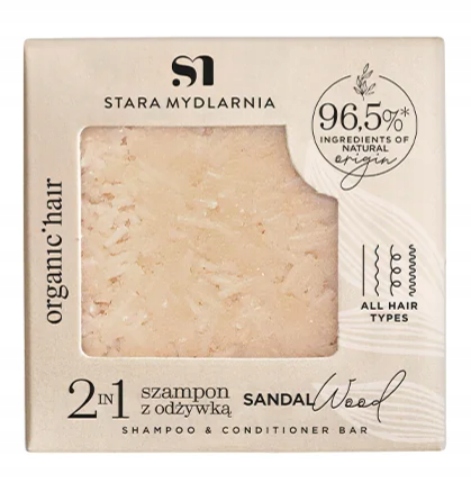 stara mydlarnia szampon w kostce sandalwood