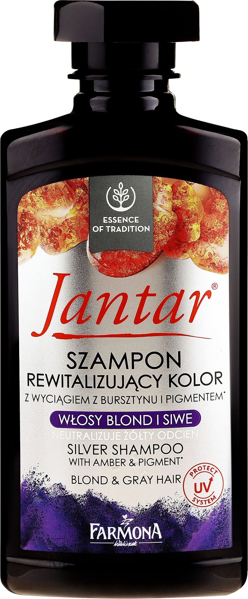 szampon do włosów jantar