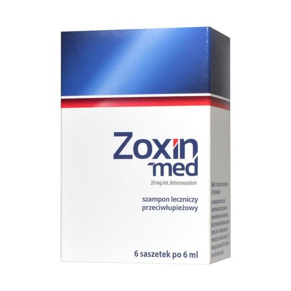 zoxin-med 20 mg ml szampon leczniczy przeciwłupieżowy